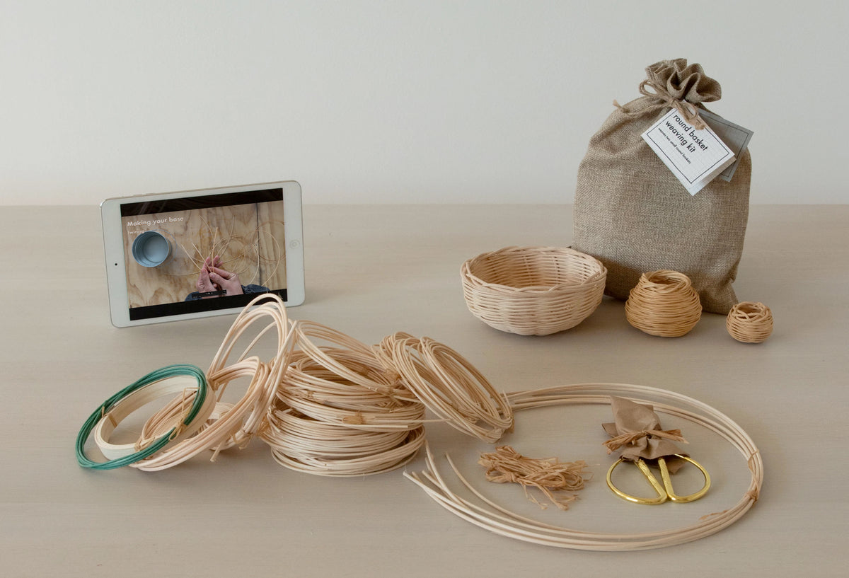 Round Basket Weaving Kit by Janine Wang – Hunterdon Art Museum