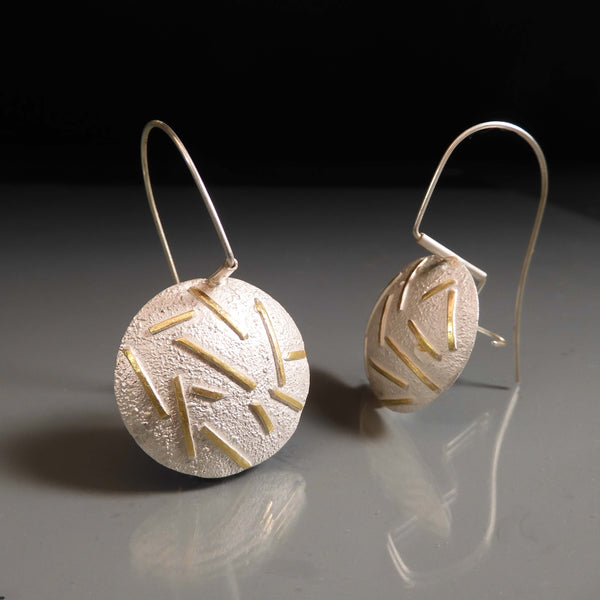 Jazz Series / Domed Disc Earring by Christopher Darway